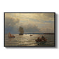 From the Inlet of Oslo, 1874 - Floater Framed Canvas Print