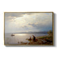 On the Banks of the Chiemsee, 1871 - Floater Framed Canvas Print