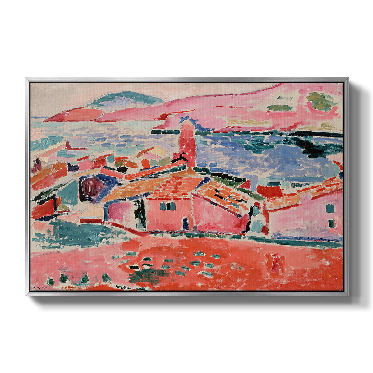 View of Collioure, 1905 - Floater Framed Canvas Print