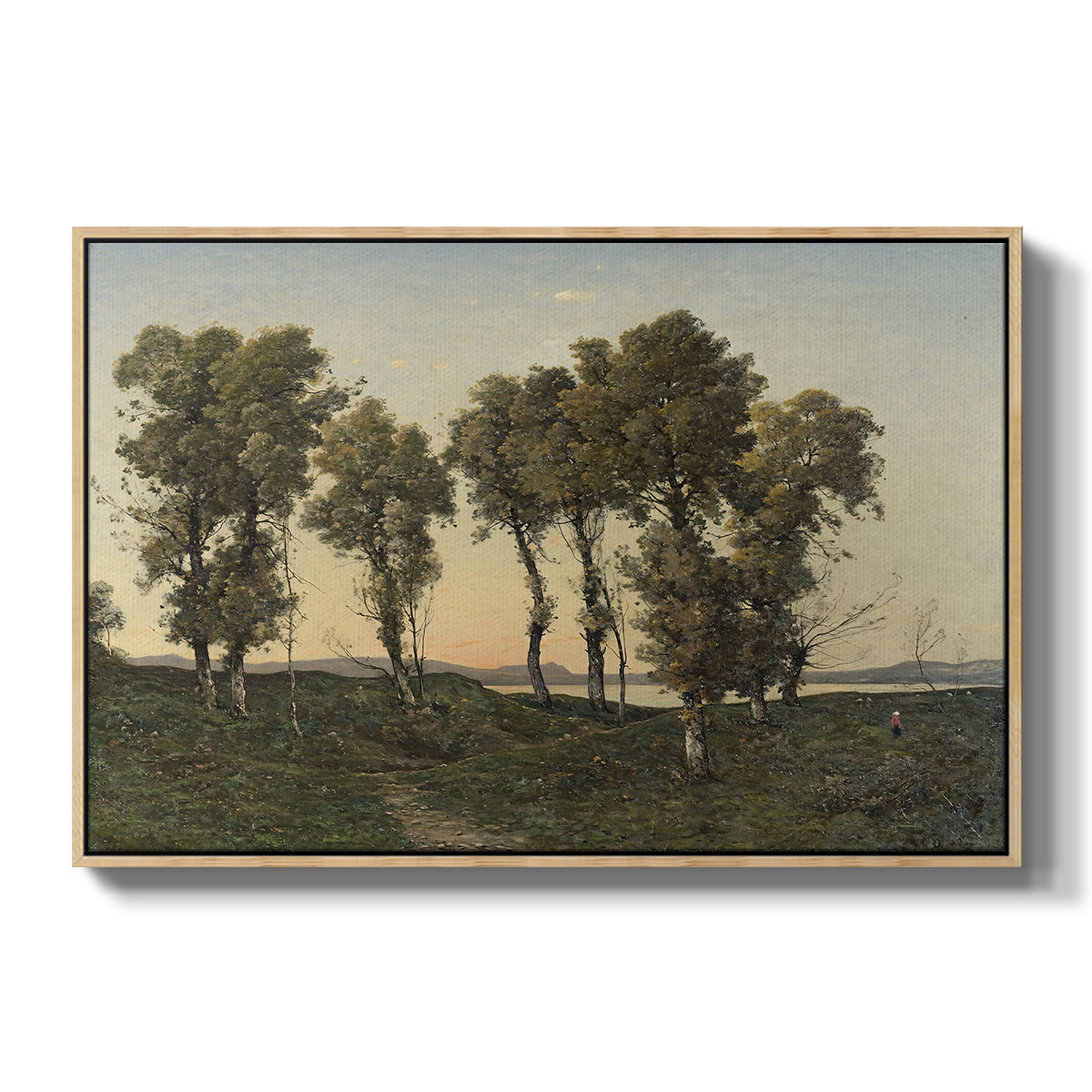 Autumn Evening, 1894 - Floater Framed Canvas Print