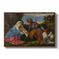 The Holy Family with a Shepherd, c. 1510 - Floater Framed Canvas Print