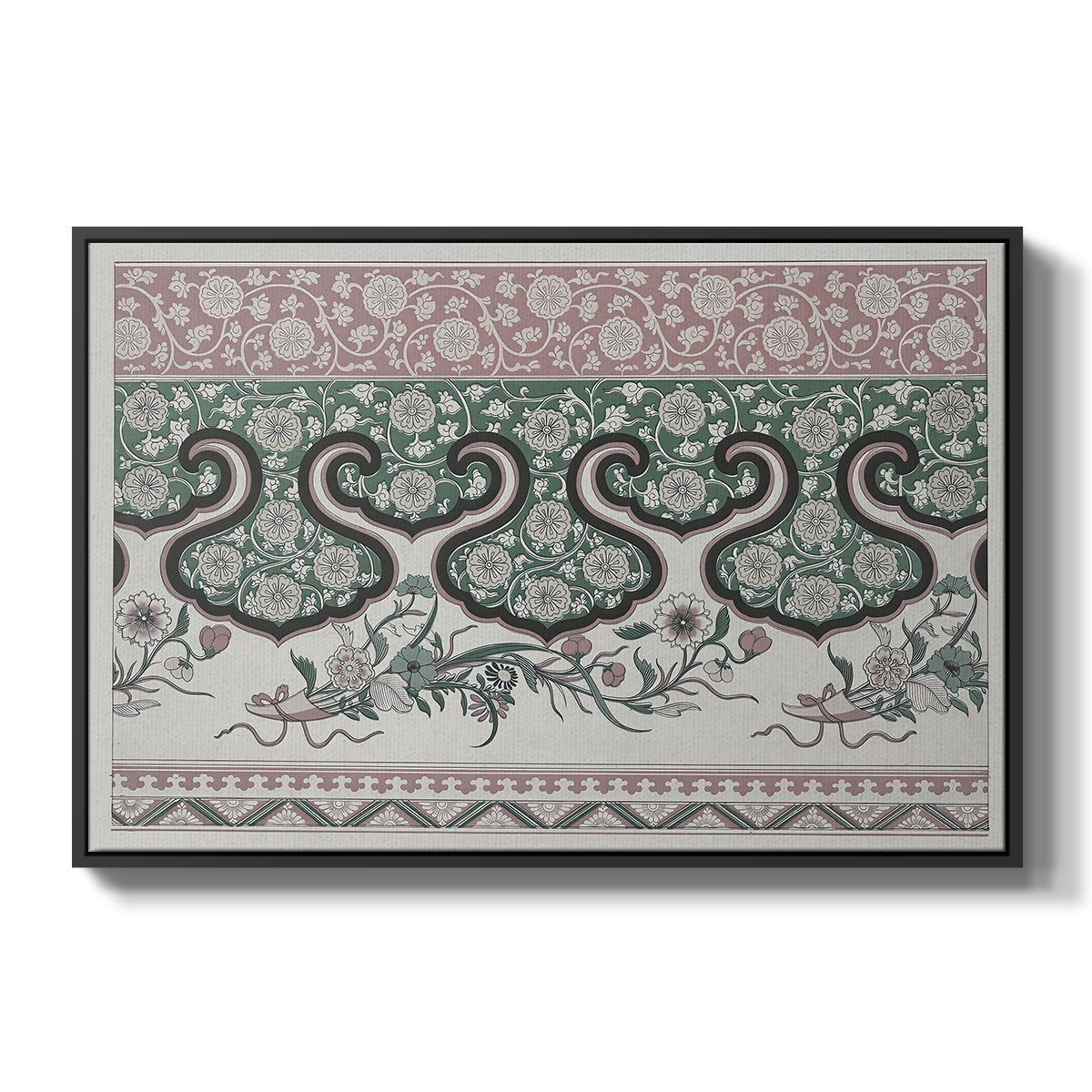Examples of Chinese Ornament, Pl. LXXVI, 1867 - Floater Framed Canvas Print