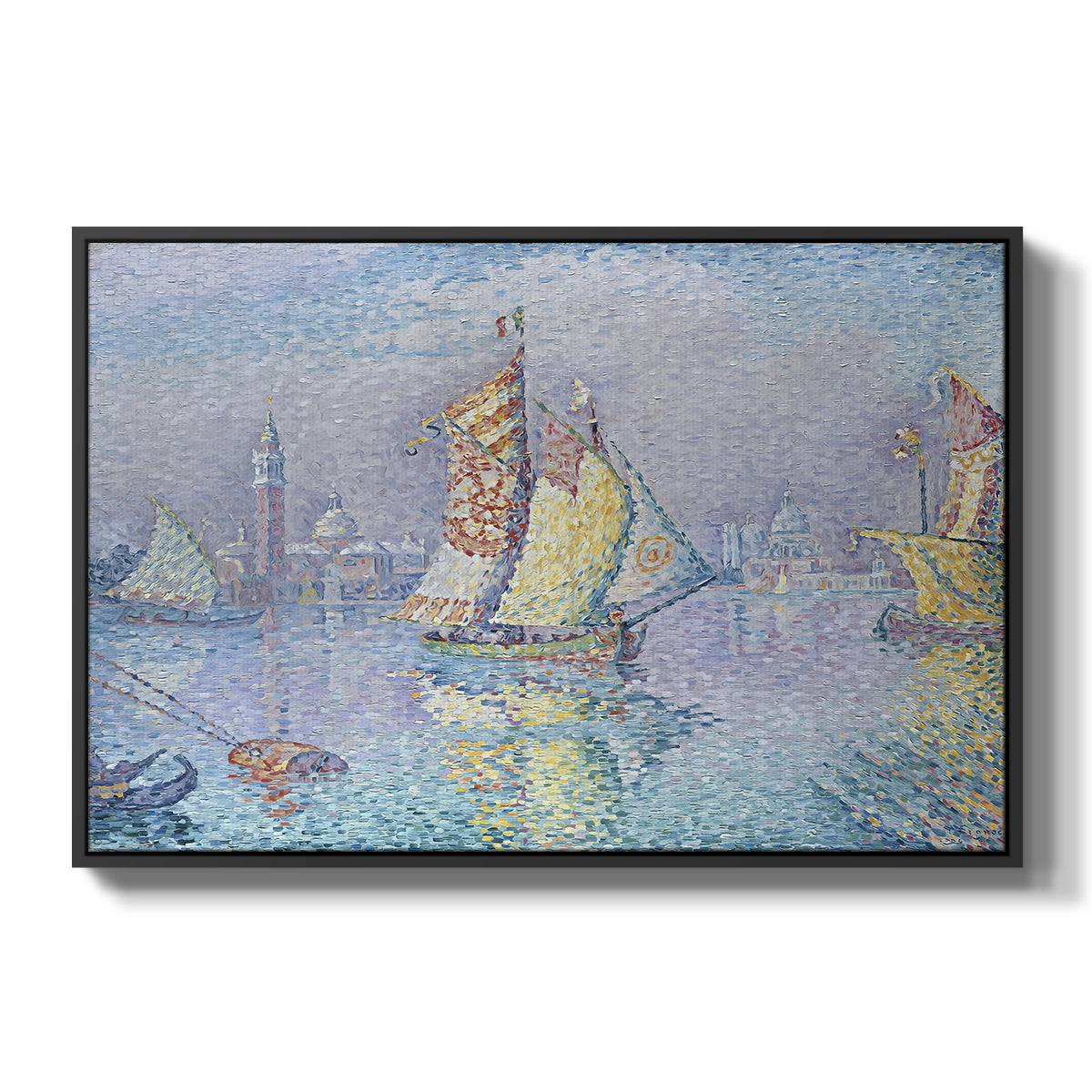 Venice, the Yellow Sail, 1904 - Floater Framed Canvas Print
