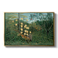 Fight Between a Tiger and a Buffalo, 1908 - Floater Framed Canvas Print