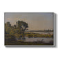 Landscape with a River, 1892 - Floater Framed Canvas Print