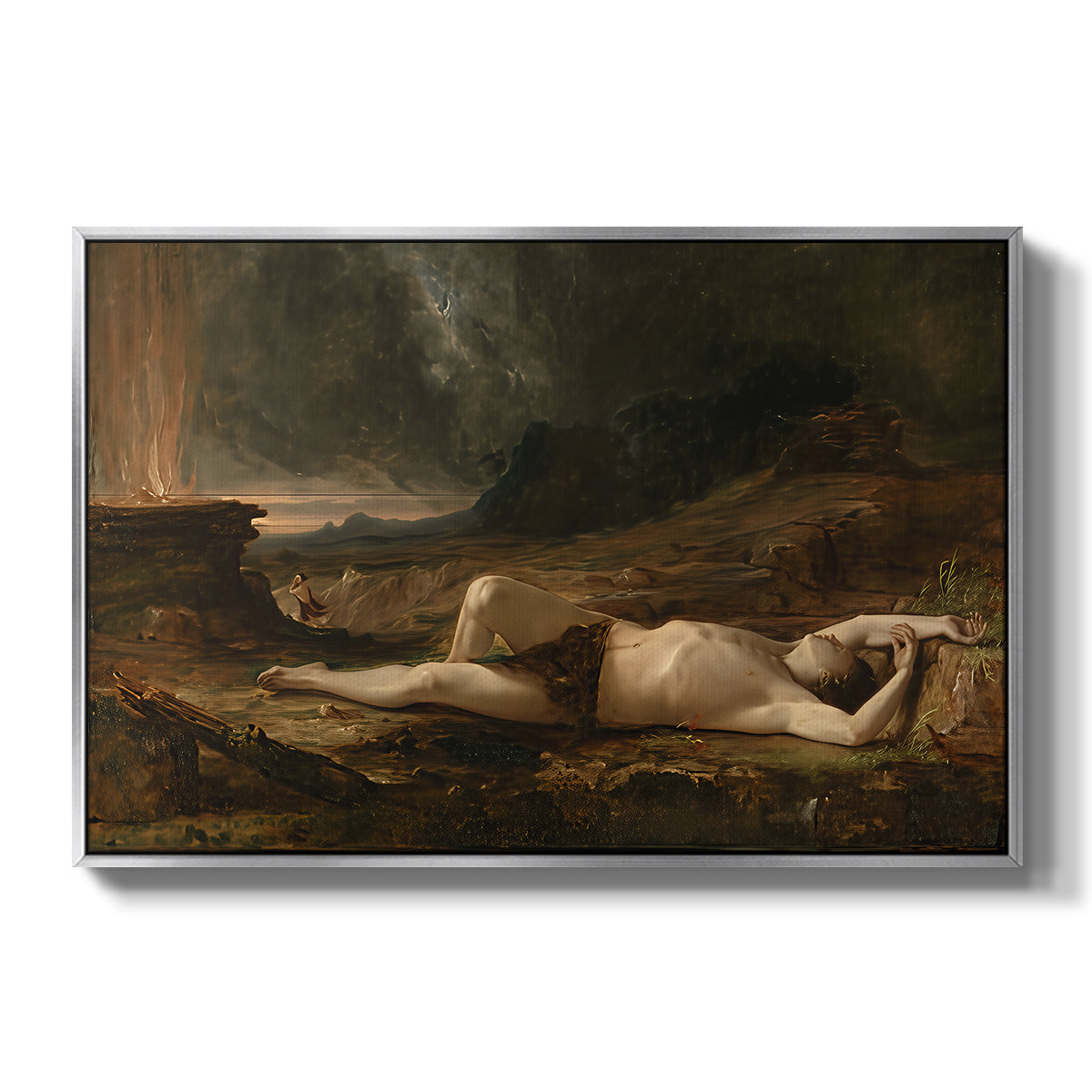 The Dead Abel, 1832 - Floater Framed Canvas Print