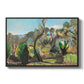 Landscape near Nice, c. 1918 - Floater Framed Canvas Print