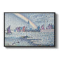 Entrance to the Port of Honfleur, 1899 - Floater Framed Canvas Print