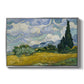 Wheat Field with Cypresses, 1889 - Floater Framed Canvas Print