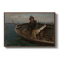 Fishermen from Rügen, 1882 - Floater Framed Canvas Print
