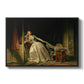The Stolen Kiss (Le Baiser à la dérobée), c. 1788 - Floater Framed Canvas Print