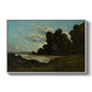 The River Loire at Nevers, 1901 - Floater Framed Canvas Print