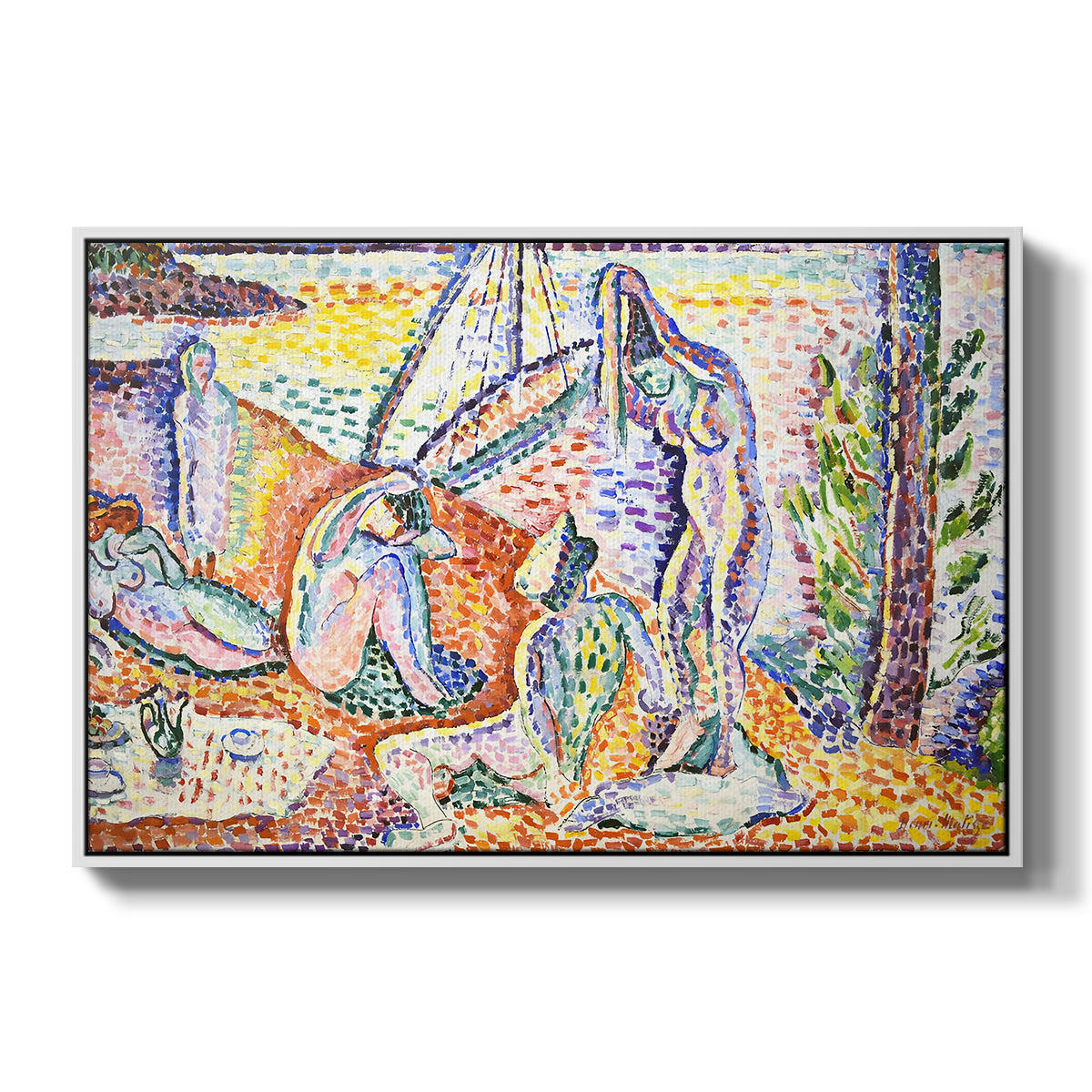 Luxe, Calme et Volupté, 1904 - Floater Framed Canvas Print