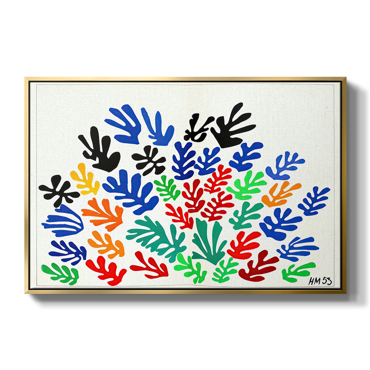 The Sheaf (La gerbe), 1953 - Floater Framed Canvas Print