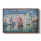 Entrance to the Port of La Rochelle, 1921 - Floater Framed Canvas Print