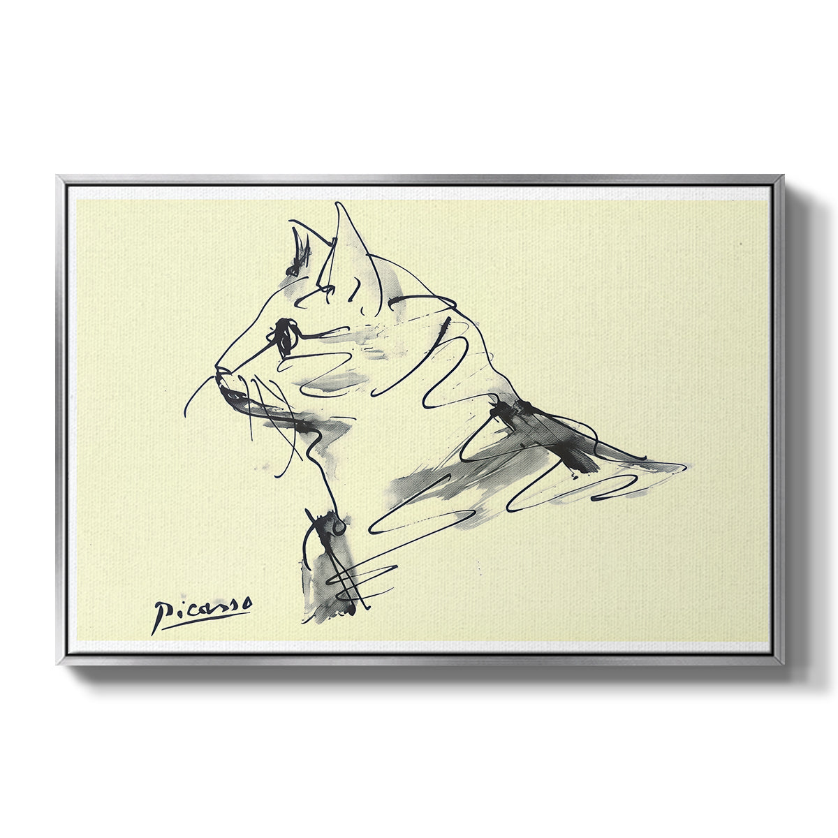 Cat (Le chat), c. 1961 - Floater Framed Canvas Print