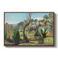 Landscape near Nice, c. 1918 - Floater Framed Canvas Print