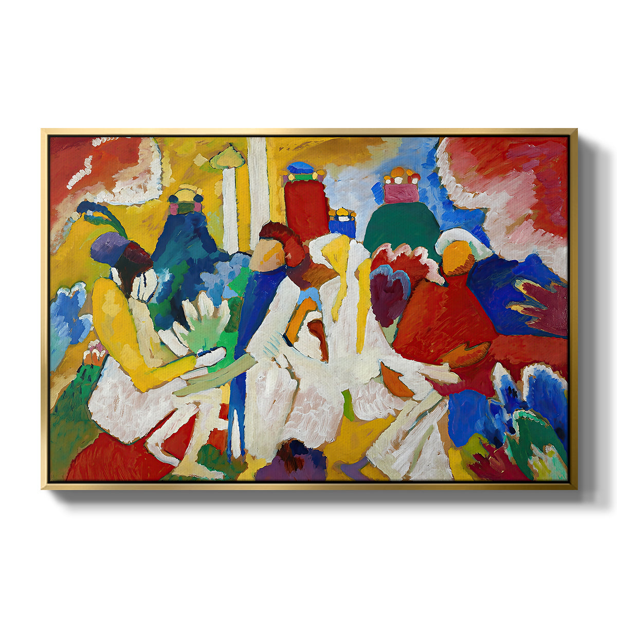 Oriental, 1909 - Floater Framed Canvas Print