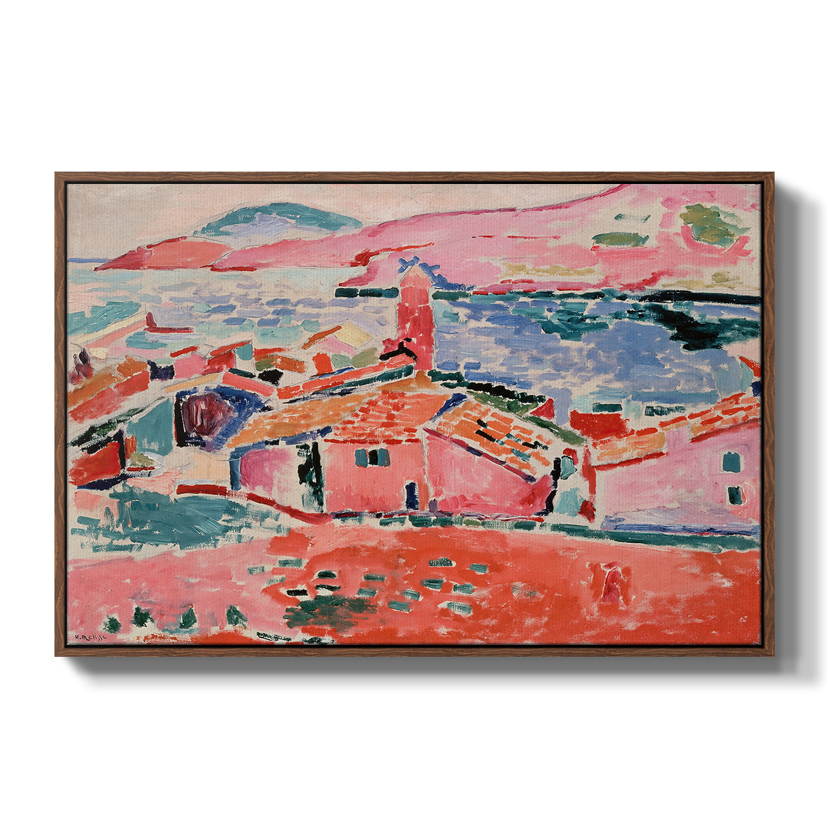 View of Collioure, 1905 - Floater Framed Canvas Print