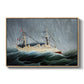 A Ship in the Storm, c. 1899 - Floater Framed Canvas Print