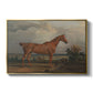 Hunter in a Landscape, 1810 - Floater Framed Canvas Print