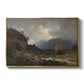 From the Western Coast of Norway, 1862 - Floater Framed Canvas Print