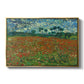 Field with Poppies, 1889 - Floater Framed Canvas Print