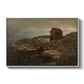 A Fisherman's Home, Lillesand, 1858 - Floater Framed Canvas Print