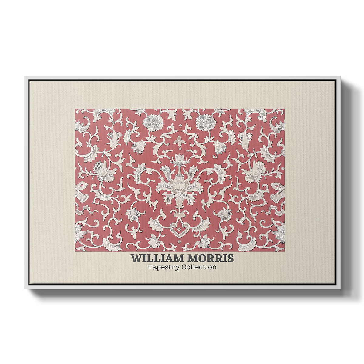 Examples of Chinese Ornament, Pl. XCV (Morris Inspired), 1867 - Floater Framed Canvas Print