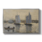 Two Schooners, Gloucester, c. 1880 - Floater Framed Canvas Print