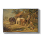 The Midday Meal, 1835 - Floater Framed Canvas Print