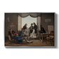A Group of Danish Artists in Rome, 1837 - Floater Framed Canvas Print