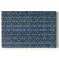 Canvas art print portraying a tightly packed repeating pattern of small flowers and leaves forming dense surface, set against a white background