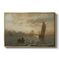 View from the Oslofjord, 1866 - Floater Framed Canvas Print