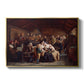 Funeral Feast, 1854 - Floater Framed Canvas Print