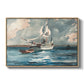 Sloop, Nassau, 1899 - Floater Framed Canvas Print