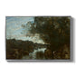 Souvenir of the Environs of Lake Nemi, 1865 - Floater Framed Canvas Print