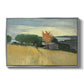 Fields of Wheat in Cagnes, 1918 - Floater Framed Canvas Print