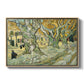 The Large Plane Trees (Road Menders at Saint-Rémy), 1889 - Floater Framed Canvas Print
