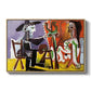 The Painter and His Model, 1963 - Floater Framed Canvas Print