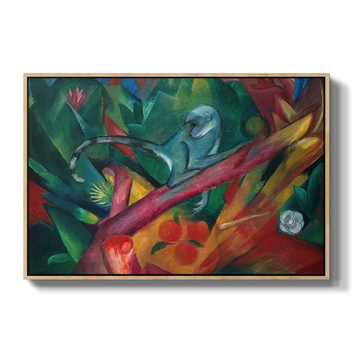 The Monkey, 1912 - Floater Framed Canvas Print