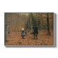 The Woodman and his Children, 1886 - Floater Framed Canvas Print