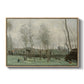 Washerwomen in a Willow Grove, c. 1871 - Floater Framed Canvas Print