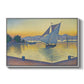 The Port at Sunset, Opus 236, Saint Tropez, 1892 - Floater Framed Canvas Print