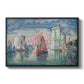 Entrance to the Port of La Rochelle, 1921 - Floater Framed Canvas Print