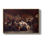 Funeral Feast, 1854 - Floater Framed Canvas Print