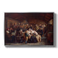 Funeral Feast, 1854 - Floater Framed Canvas Print
