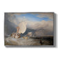 Fishing Boats with Hucksters Bargaining for Fish, 1837-1838 - Floater Framed Canvas Print