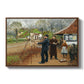 L. A. Ring Painting near Aasum Smithy, 1893 - Floater Framed Canvas Print