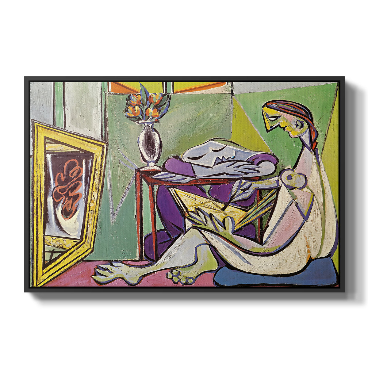 The Muse, 1935 - Floater Framed Canvas Print